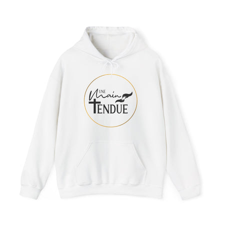 Sweatshirt logo francais noir avec tête de lion UMT7