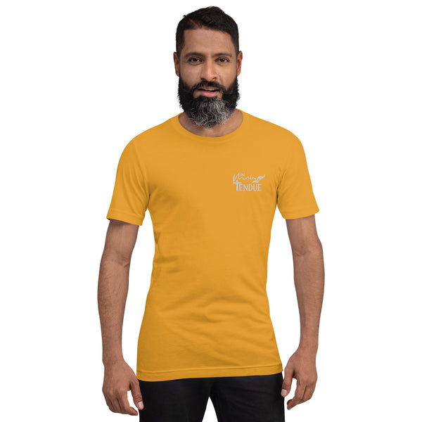 T-shirt homme "unemain tendue" (logo blanc)